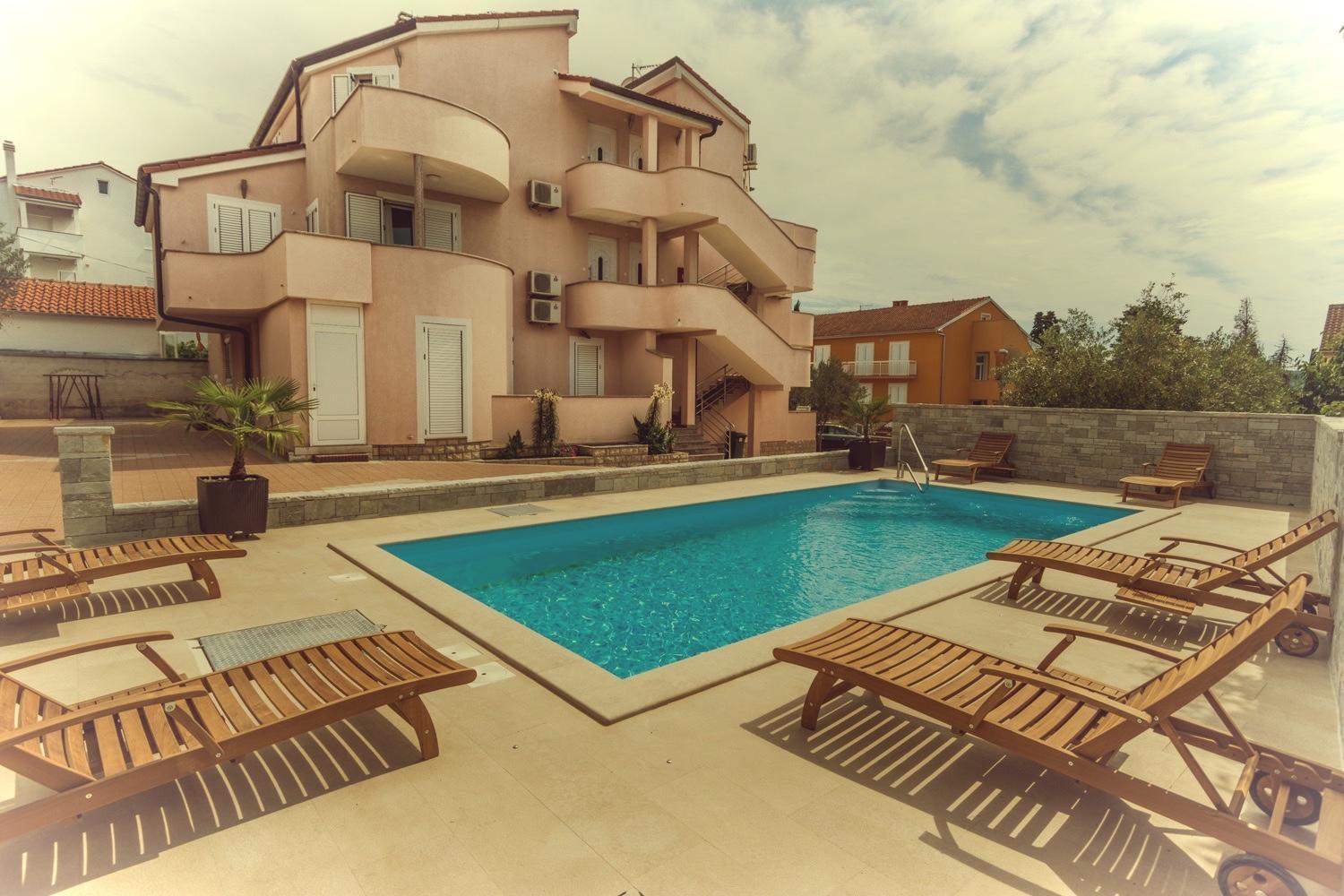 Apartments Basilea Biograd Na Moru Dış mekan fotoğraf